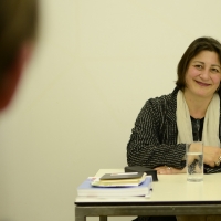 Veronica Kaup-Hasler im Institut für Kulturkonzepte