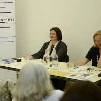Veronica Kaup-Hasler im Institut für Kulturkonzepte